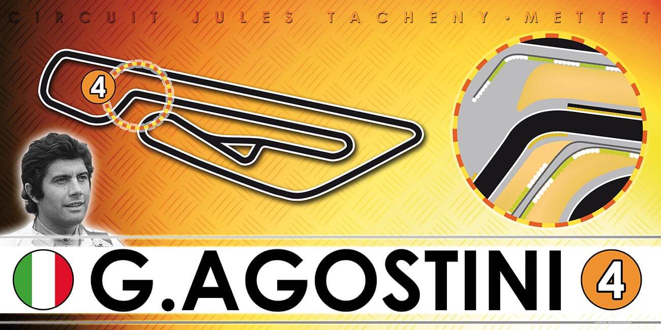 Giacomo AGOSTINI (15 x wereldkampioen 350 en 500 cc – 3 overwinningen in Mettet)