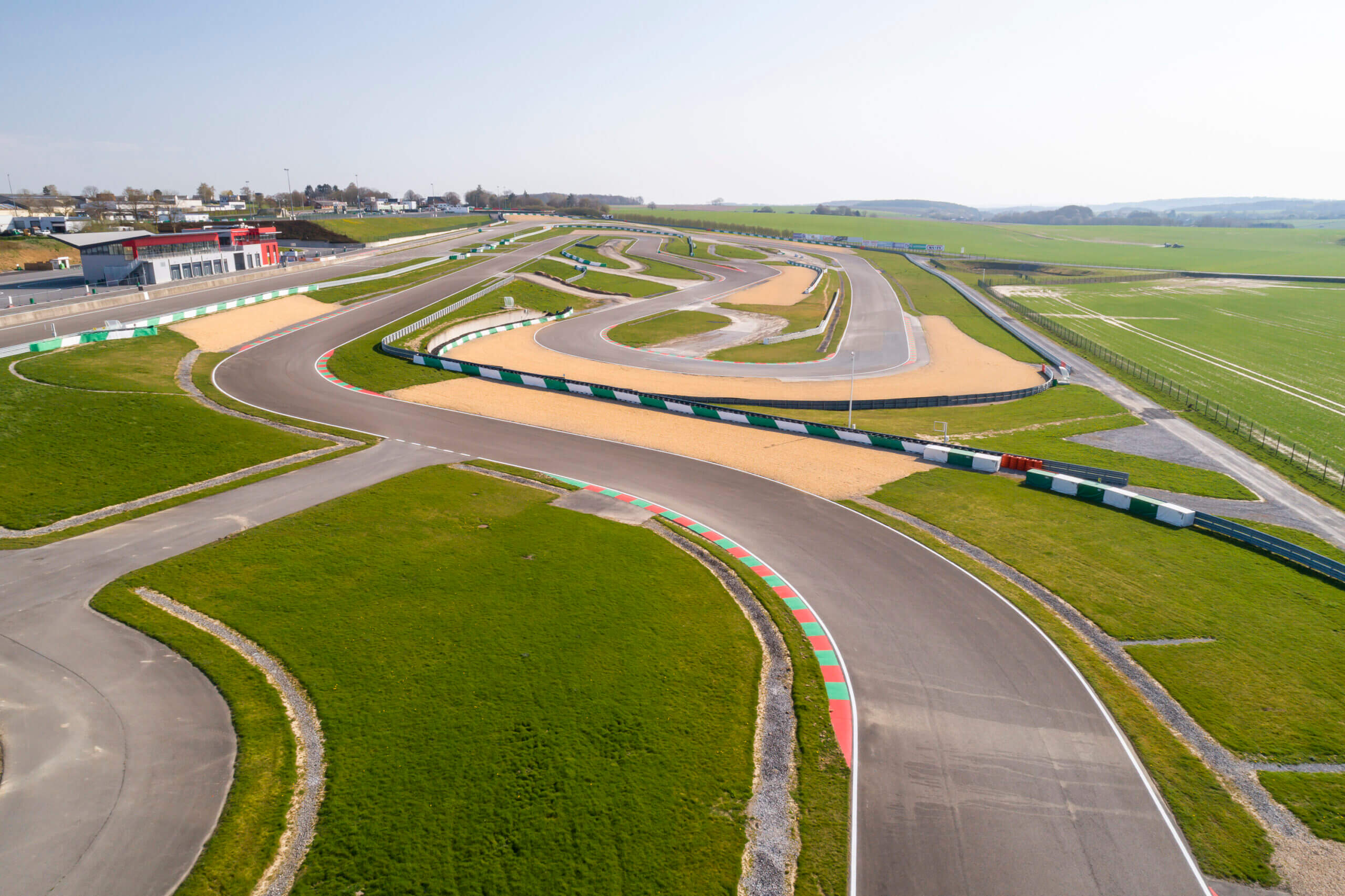 The circuit and its facilities all to yourself!
